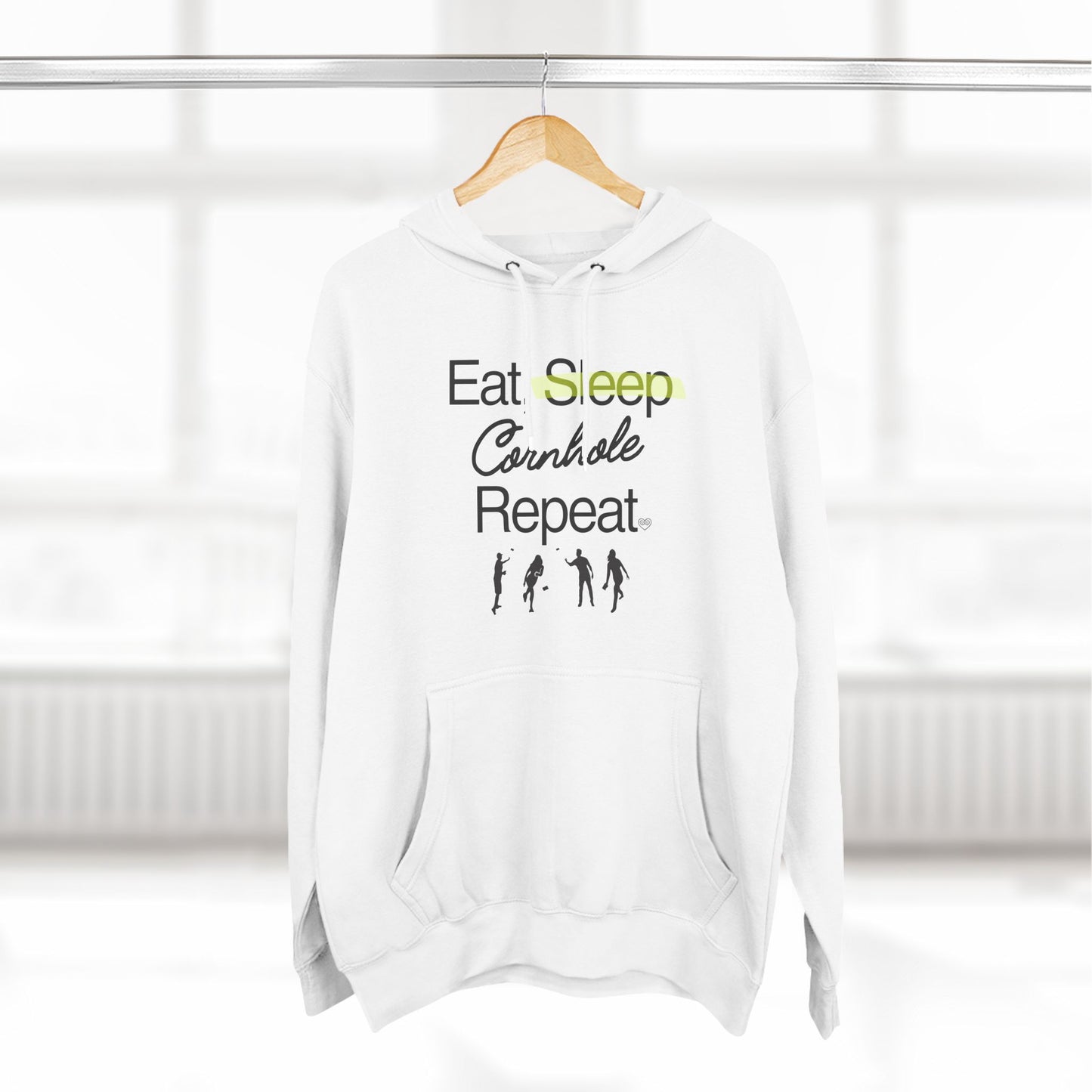 Eat, Sleep, Cornhole, Repeat Hoodie