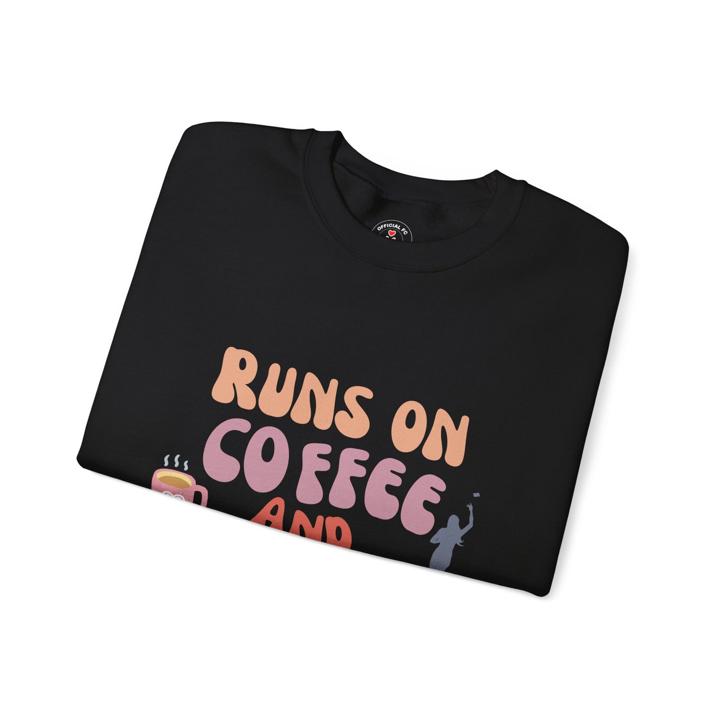 Runs on Coffee and Cornhole Sweater