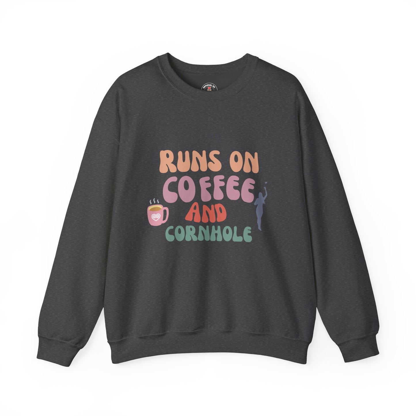 Runs on Coffee and Cornhole Sweater