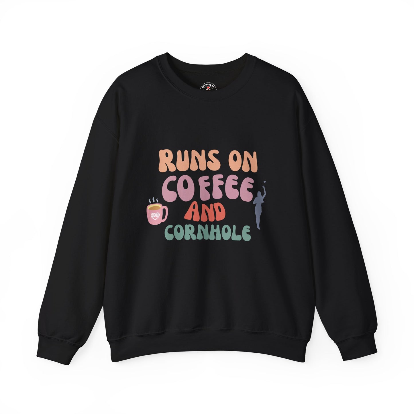 Runs on Coffee and Cornhole Sweater