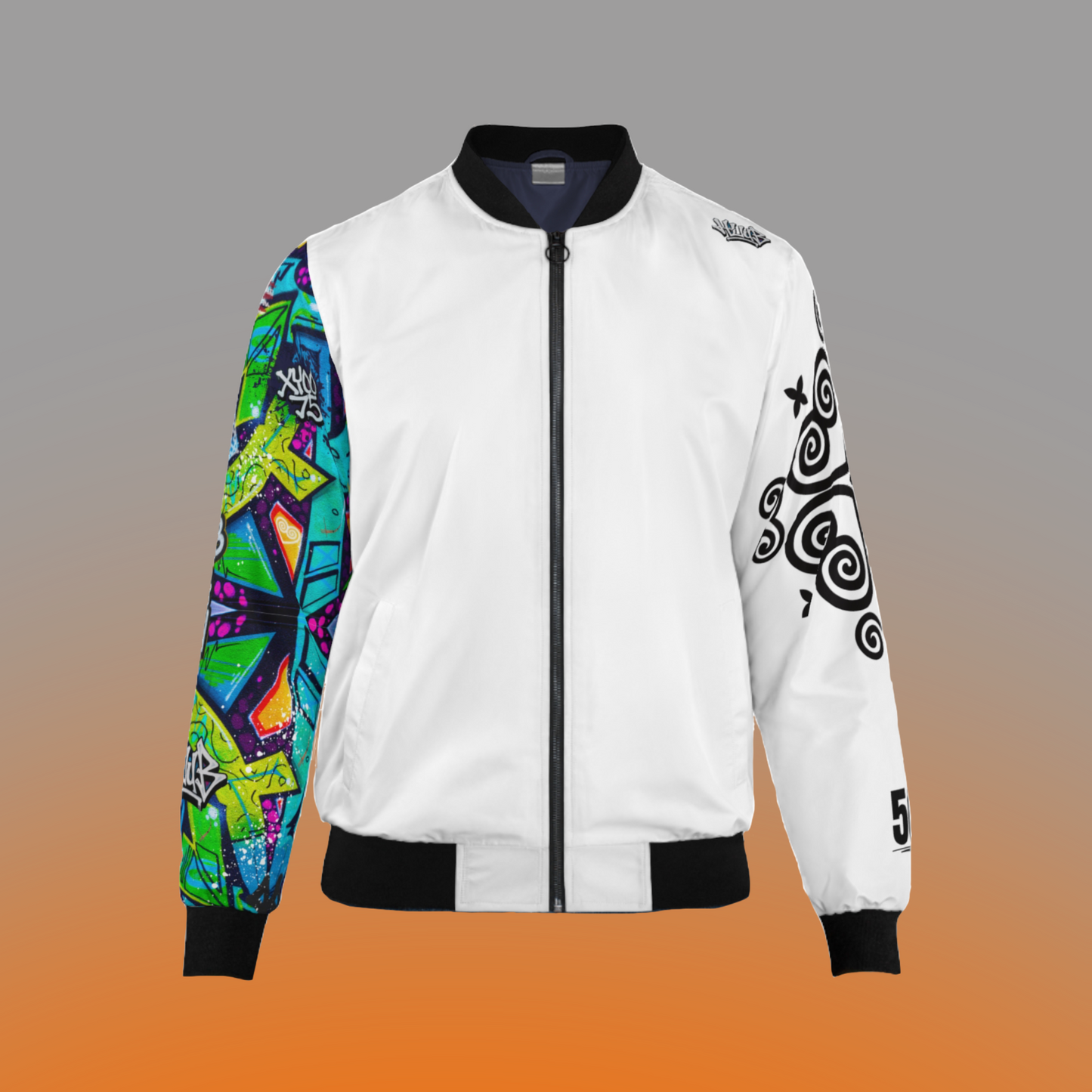 50th Anniversary White Graffiti Bomber