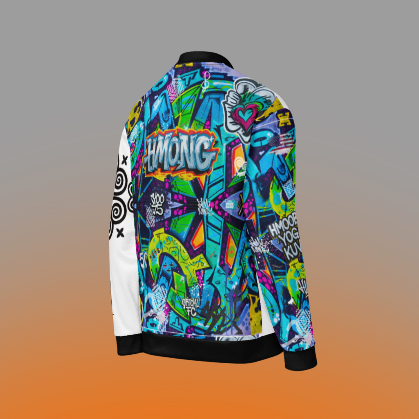 50th Anniversary White Graffiti Bomber