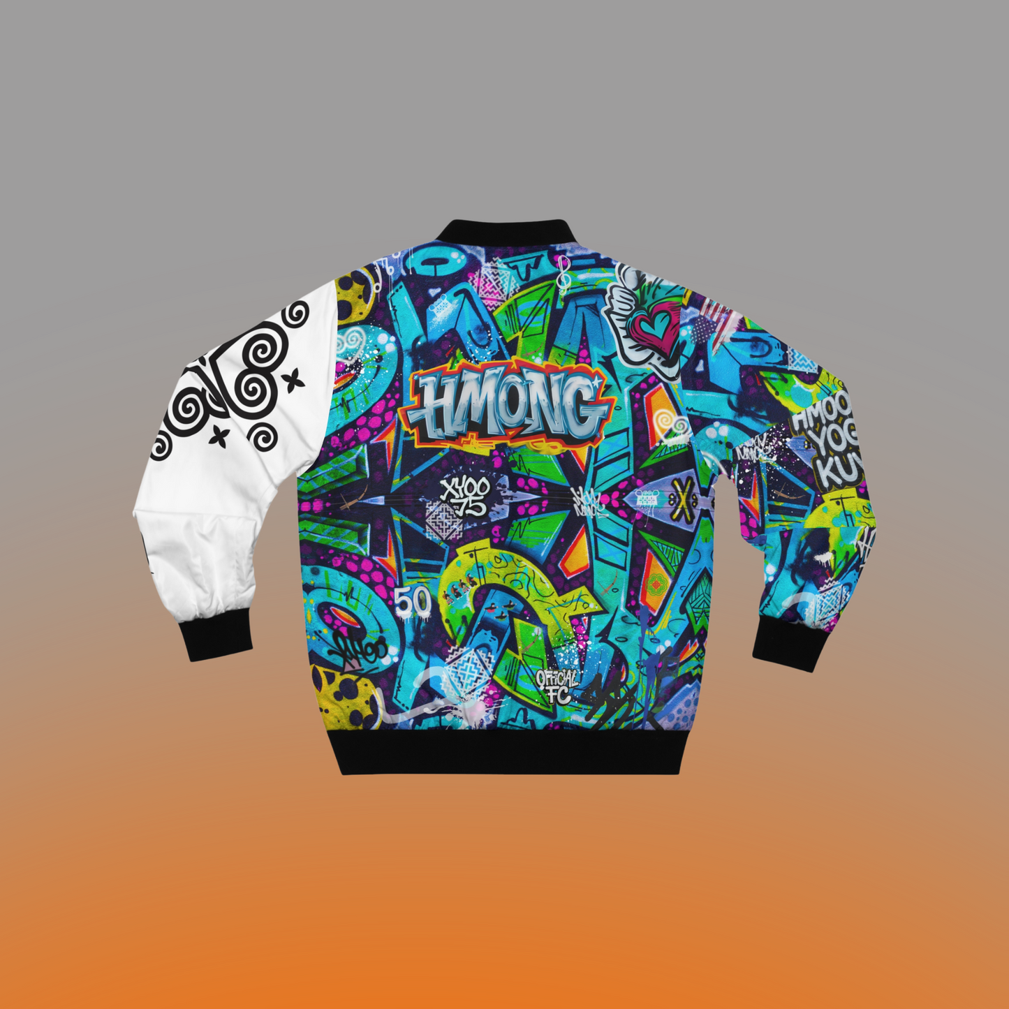 50th Anniversary White Graffiti Bomber