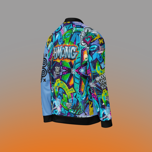 50th Anniversary Light Blue Graffiti Bomber