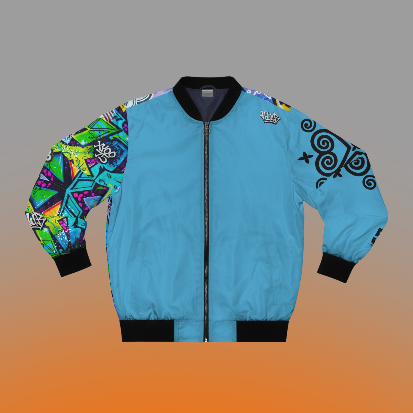 50th Anniversary Light Blue Graffiti Bomber