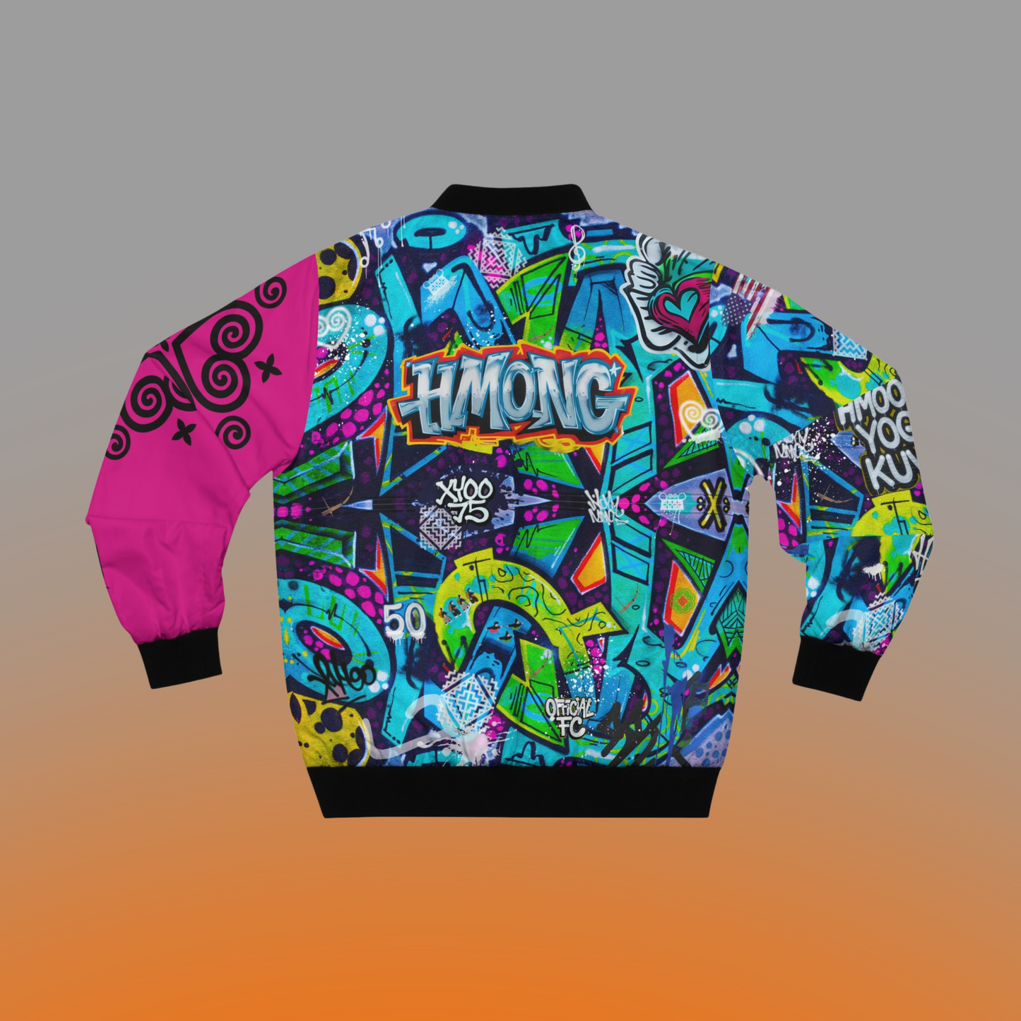 50th Anniversary Pink Graffiti Bomber