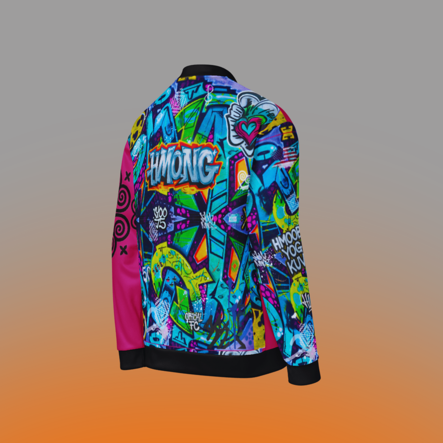 50th Anniversary Pink Graffiti Bomber