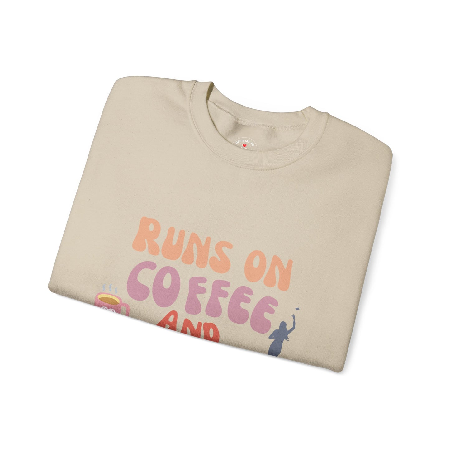 Runs on Coffee and Cornhole Sweater