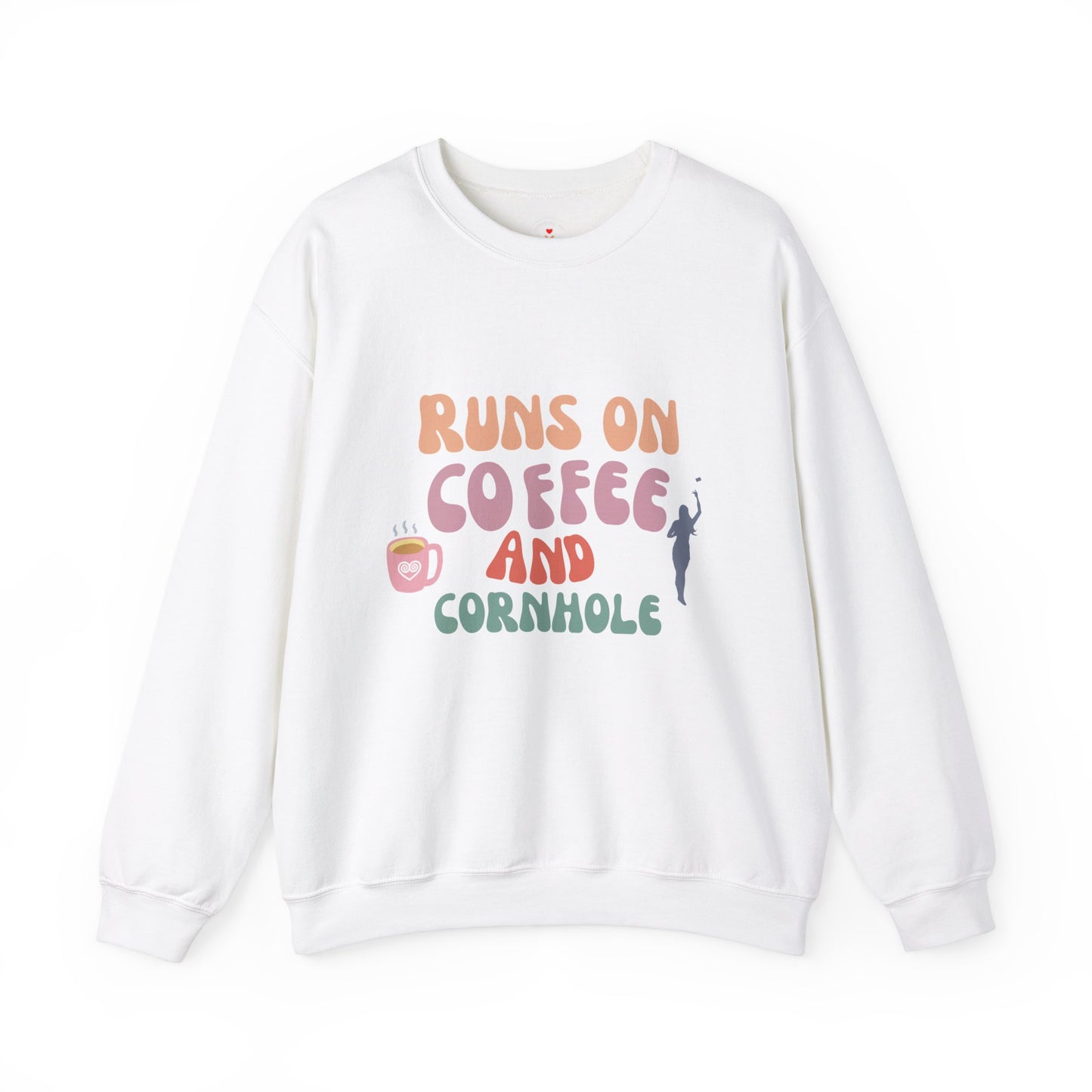 Runs on Coffee and Cornhole Sweater