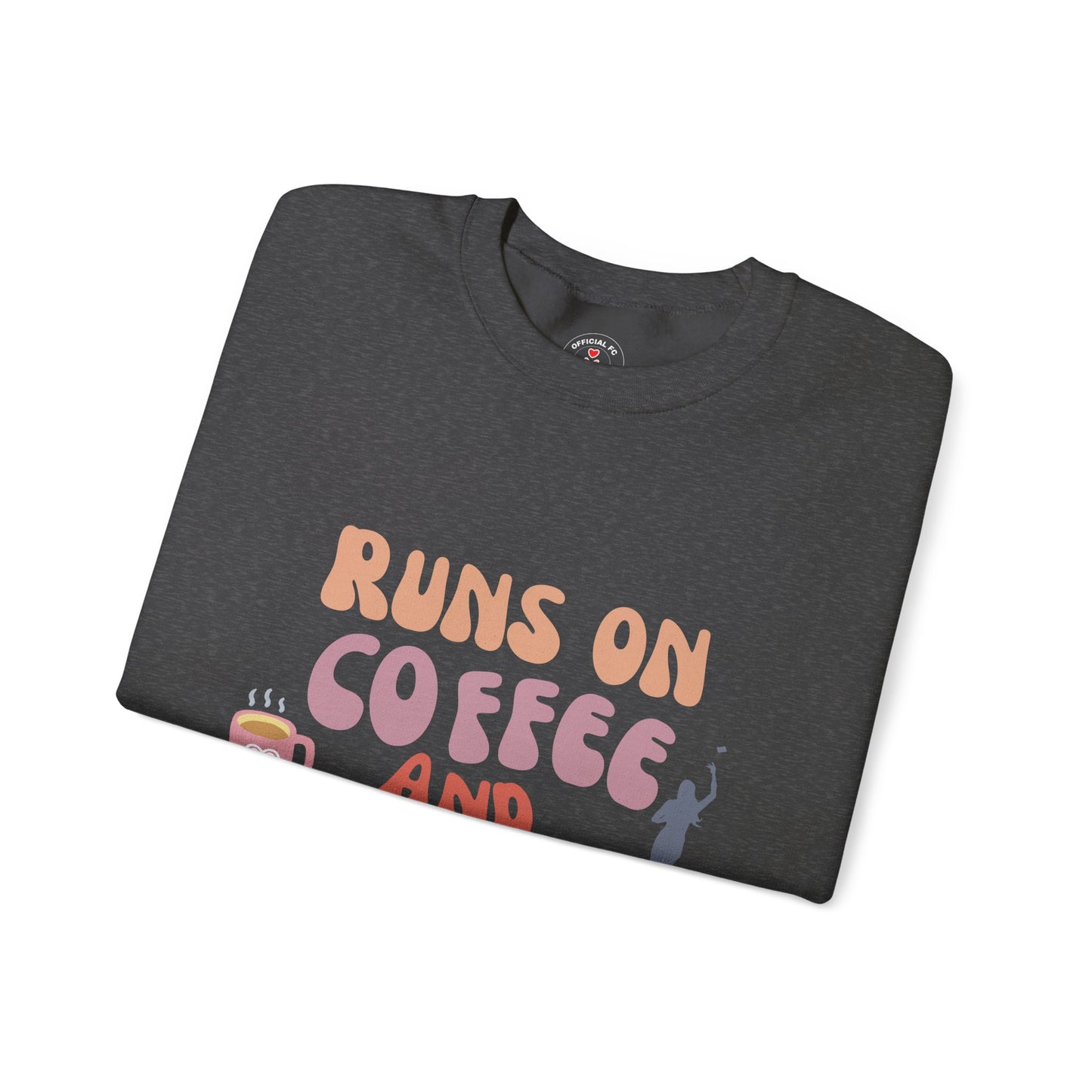 Runs on Coffee and Cornhole Sweater
