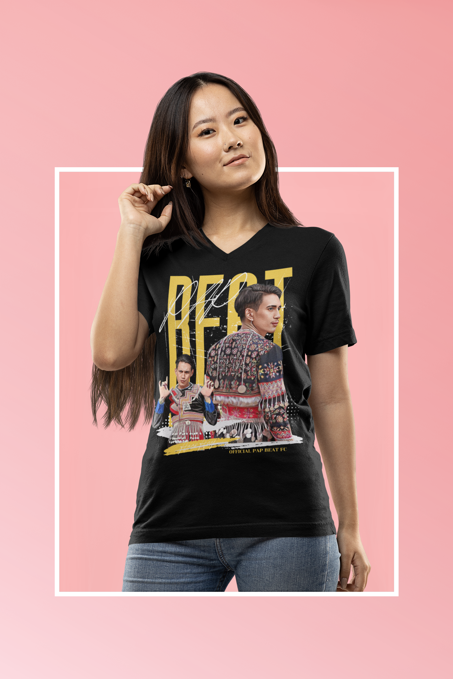 PAP BEAT FC V-Neck Tee